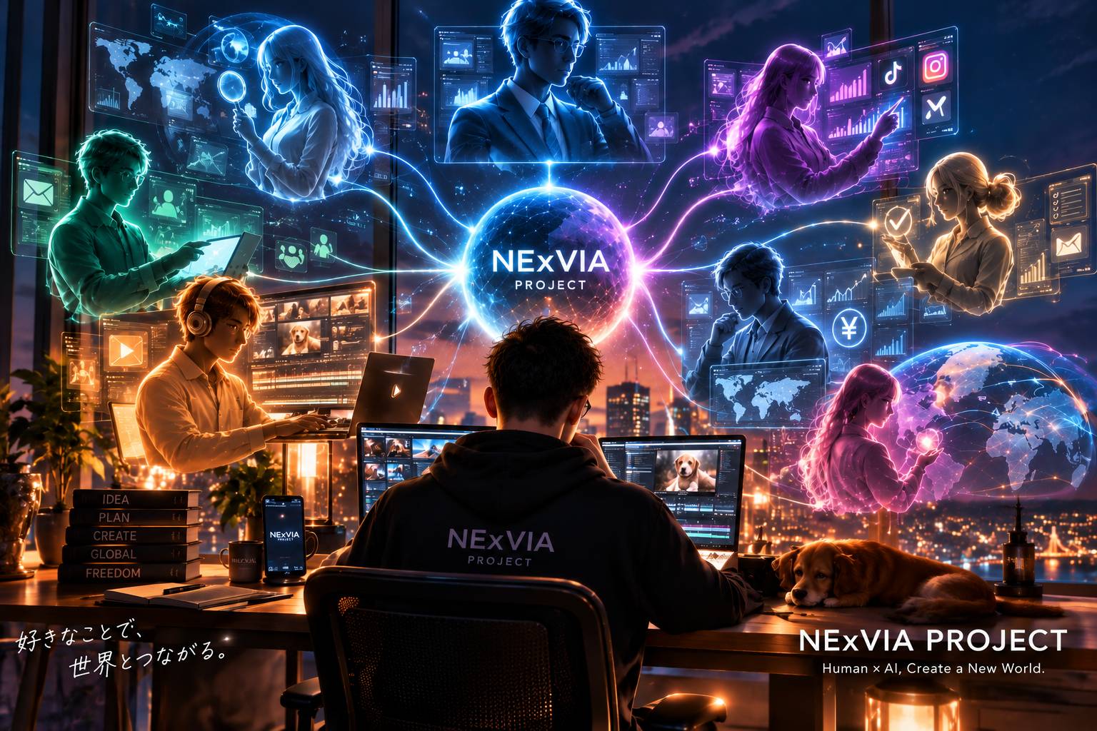 NExVIA PROJECTの技術開発イメージ